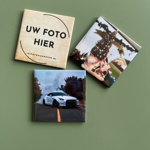 Set van 3 verschillende fotomagneten