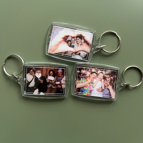 Fotosleutelhanger zelfde foto voor en achter